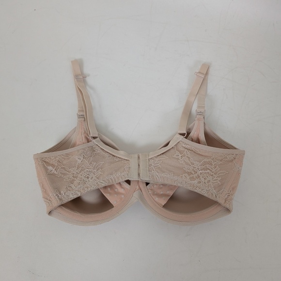 Cake Lingerie Waffles Bra Nursing Bra Underwire T-shirt Satin Nude - Picture 6 of 9
